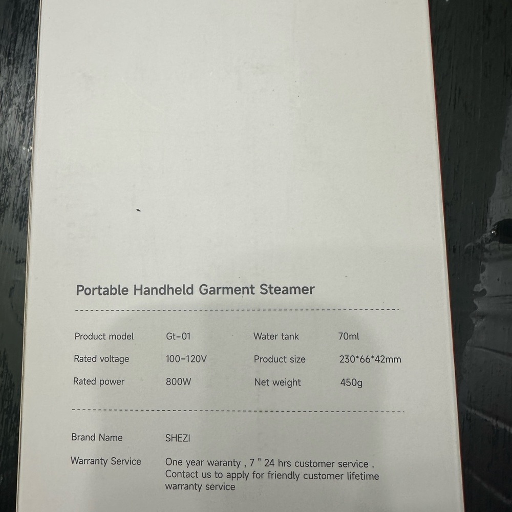 Rose Gold and White portable steamer - Picture 5 of 5